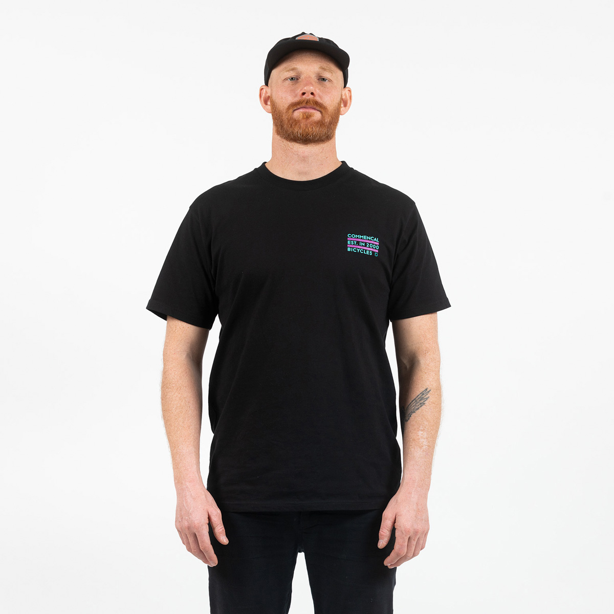 Commencal “CMNCL” Collection T-Shirt Neon Black – The Floating Pivot